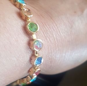 Beautiful multi colored bracelet.